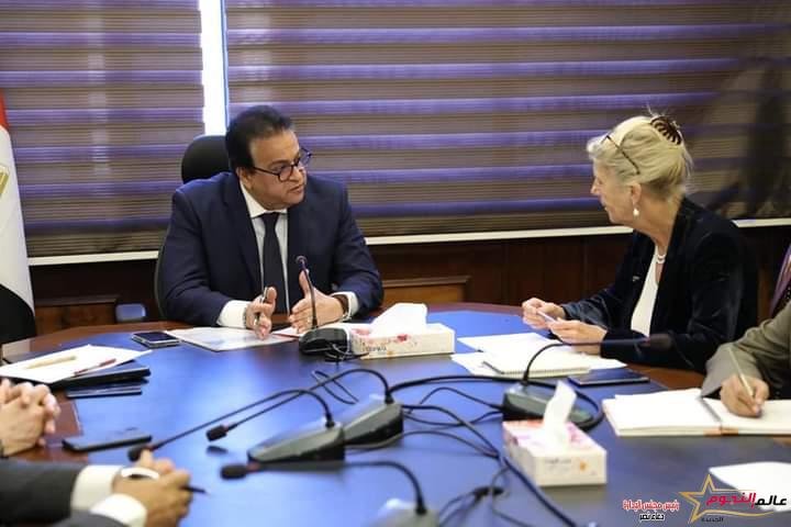 وزير الصحة يستقبل ممثل صندوق الأمم المتحدة للسكان لبحث التعاون بالقطاع الصحي