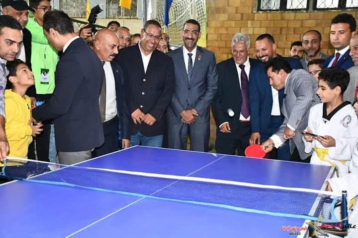 وزير الرياضة يتفقد مركز شباب الأنفوشي ويفتتح عددًا من الأنشطة المتنوعة 5 وزير الرياضة يتفقد مركز شباب الأنفوشي ويفتتح عددًا من الأنشطة المتنوعة