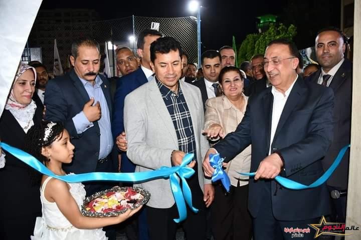 صبحي ومحافظ الإسكندرية يفتتحان عددًا من مراكز الشباب والمشروعات التى تخدم القطاع الشبابي والرياضي بالمحافظة 