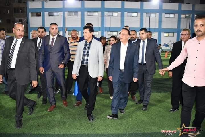 صبحي ومحافظ الإسكندرية يفتتحان عددًا من مراكز الشباب والمشروعات التى تخدم القطاع الشبابي والرياضي بالمحافظة 