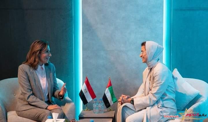 خلال القمة الثقافية بابو ظبي الكيلاني تلتقي نظيرتها الإماراتية 2 خلال القمة الثقافية بابو ظبي الكيلاني تلتقي نظيرتها الإماراتية