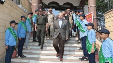 محافظ بني سويف ومساعد قائد قوات الدفاع الشعبي والعسكري يشهدان الندوة التثقيفية عن انتصارات حرب أكتوبر المجيدة