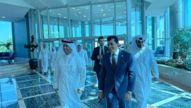 وزير الرياضة يزور أكاديمية أسباير ومستشفى الطب الرياضى بالدوحة