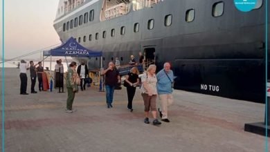 الهيئة الإقليمية لتنشيط السياحة تستقبل السفينة أزامارا كويست بميناء الإسكندرية