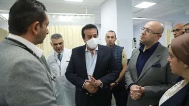 عبدالغفار يتفقد مستشفى إهناسيا التخصصي ومشروع تطوير مستشفى بني سويف المركزي