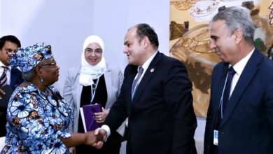 وزير التجارة يبحث مع مدير عام منظمة التجارة العالمية تحديات أزمة الأمن الغذائى