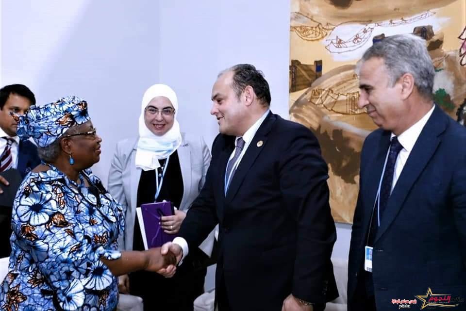 وزير التجارة يبحث مع مدير عام منظمة التجارة العالمية تحديات أزمة الأمن الغذائى