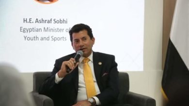 صبحي يشارك في جلسة بجناح الإمارات عن افريقيا للحديث عن جهود الوزارة علي المستوي المحلي والدولي