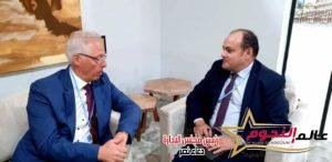 سمير يبحث مع الرئيس التنفيذي لشركة تيسين كروب الألمانية خطط التعاون المشترك بمجالات الطاقة