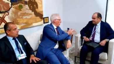 سمير يبحث مع الرئيس التنفيذي لشركة تيسين كروب الألمانية خطط التعاون المشترك بمجالات الطاقة