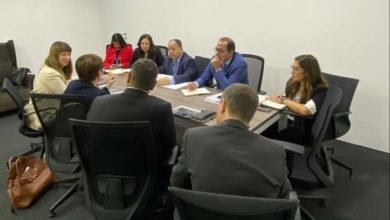 وزير المالية فى لقائه مع رئيسة البنك الأوروبي للتعمير والتنمية على هامش مشاركته في قمة المناخ