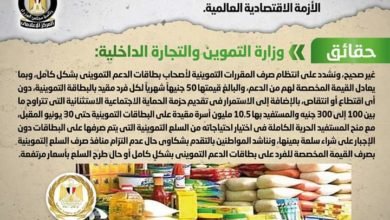 شائعة: اعتزام الحكومة تقليص الدعم التمويني تزامناً مع الأزمة الاقتصادية العالمية