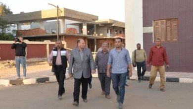 محافظ أسيوط يتفقد أعمال إنشاء مشروعات مجمع خدمات المواطنين ومجمع الخدمات الزراعية