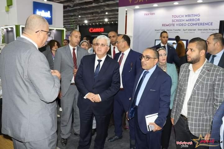 عاشور يفتتح فعاليات الدورة الـ 26 للمنتدى والمعرض الدولى للتكنولوجيا لمنطقة الشرق الأوسط 3 عاشور يفتتح فعاليات الدورة الـ 26 للمنتدى والمعرض الدولى للتكنولوجيا لمنطقة الشرق الأوسط