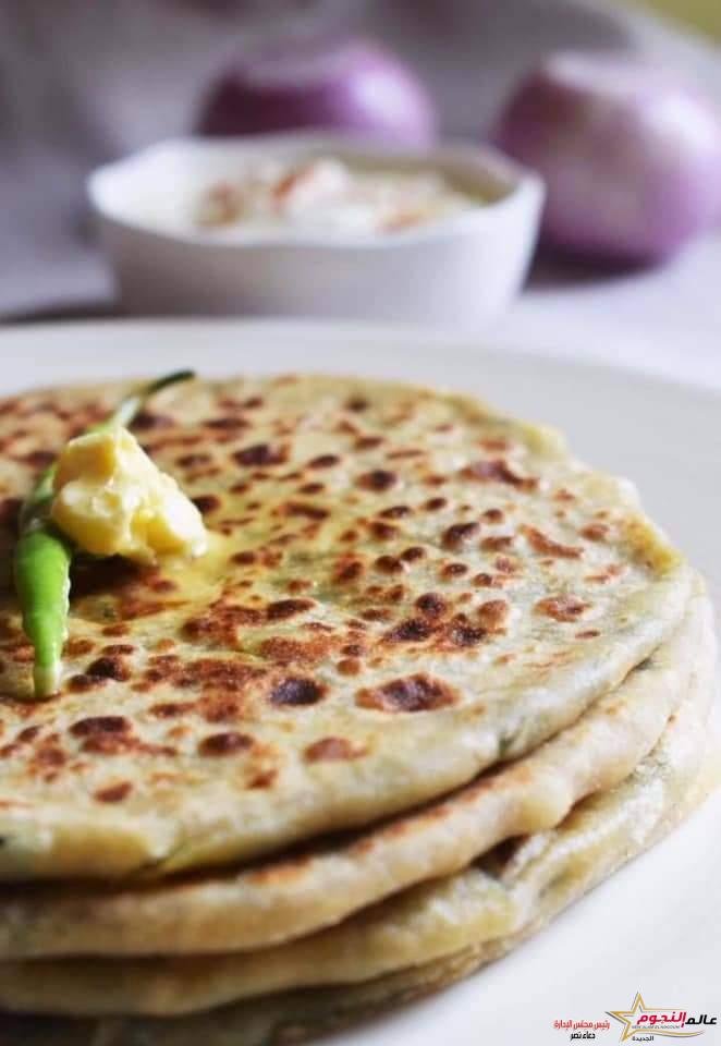 خبز البراتا الهندي ... مقدم من: مطبخ عالم النجوم