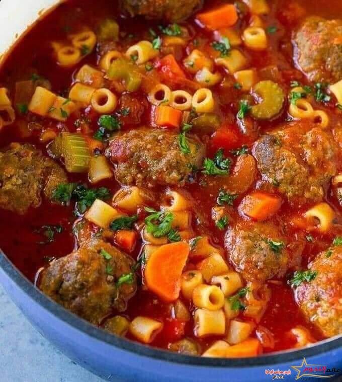 شوربة كرات اللحم المكسيكية... مقدمة من: مطبخ عالم النجوم