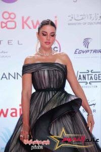 درة تتألق في افتتاح مهرجان القاهرة السينمائي