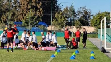 المنتخب الأولمبي يختتم تدريباته استعدادًا لودية المغرب الثانية