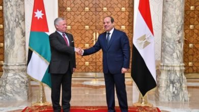 السيسي يستقبل الملك عبد الله الثاني بن الحسين بقصر الأتحادية