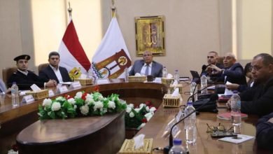 محافظ الوادي الجديد يبحث إنشاء مركز السيطرة الموحد للطوارئ