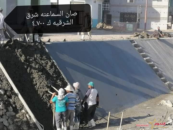 محافظ الشرقية يُتابع أعمال التأهيل والتبطين الجارية بترعتي سعود وصان السماعنه بمركز الحسينية 3 محافظ الشرقية يُتابع أعمال التأهيل والتبطين الجارية بترعتي سعود وصان السماعنه بمركز الحسينية