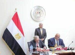 عاشور يشهد مراسم توقيع اتفاقية تعاون بين جامعتي القاهرة الجديدة التكنولوجية وستراثكلايد البريطانية