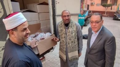 محافظ الشرقية يشهد استلام 2 طن لحوم من مشروع صكوك الأضاحي 