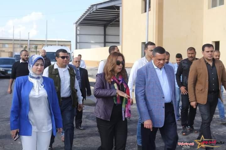 وزير التنمية المحلية ومحافظ دمياط يتفقدان المجزر الآلى والمحجر البيطري
