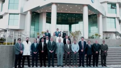 د. السبكي و "محافظ الإسماعيلية" يستقبلان الأمين العام لمجلس الضمان الصحي السعودي