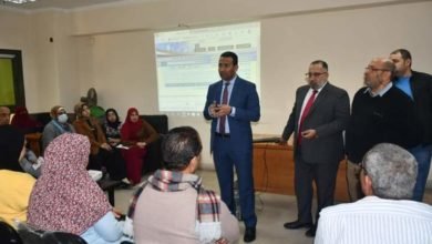 نائب محافظ الفيوم يتفقد فعاليات الدورة التدريبية للمشاركين في تنفيذ المنظومة الجديدة لتراخيص المحال العامة