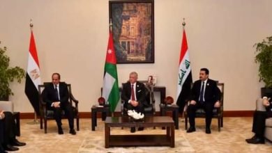 السيسي يشارك في قمة ثلاثية بين مصر والأردن والعراق