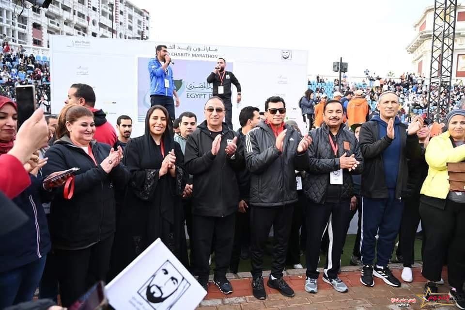 د. أشرف صبحي ومحافظ الإسكندرية يُتوجون الفائزين بماراثون زايد الخيري باستاد الإسكندرية الدولي