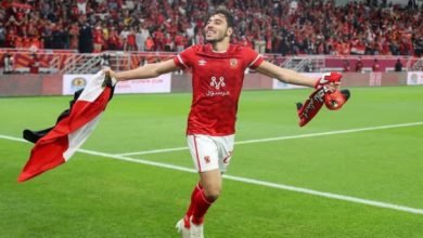 عاجل … إصابة قوية لـ أكرم توفيق في الركبة خلال مران اليوم الجمعة