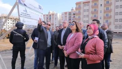 محافظ دمياط ورئيس صندوق التنمية الحضرية يستهلان جولتهما بمتابعة الأعمال الجارية بسوق الجمعة الحضارى