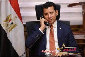 د. أشرف صبحي يطمئن على الحالة الصحية للطفل مالك لاعب التايكوندو 2 د. أشرف صبحي يطمئن على الحالة الصحية للطفل مالك لاعب التايكوندو