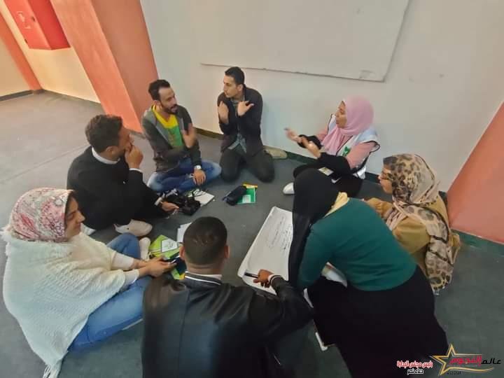 الشباب والرياضة تواصل فاعليات المعسكر التدريبي "ورش عمل جسور تفاعلية نحو التنمية الشبابية المؤسسية في إطار قيمنا الانسانية" 