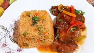 اللحم الفلتو و الأرز بالخضروات ... مقدم من الشيف: منى راضي