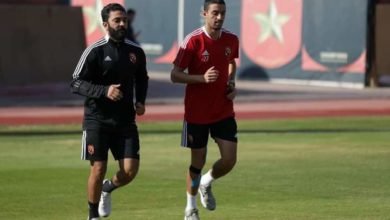 عودة ديانج وطاهر للمشاركة فى تدريبات الأهلي استعدادًا لمواجهة فاركو 