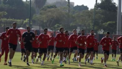 الأهلي يستأنف تدريباته استعدادًا لمباراة فاركو