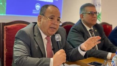 وزير المالية.. فى حوار مفتوح مع أساتذة وطلاب جامعة «مصر للعلوم والتكنولوجيا»