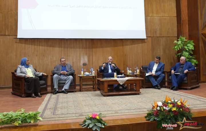 سويلم يشارك في ندوة "تطبيق المنظومة المتكاملة لتأهيل الترع"