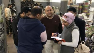 لجان للتفتيش والرقابة على المنشآت الصناعية وحصر كميات المخلفات الصلبة بحى شرق شبرا الخيمة