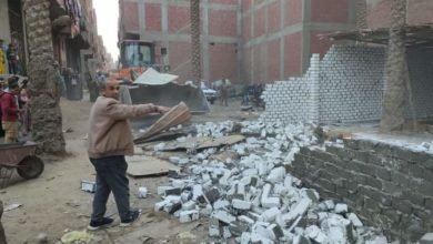 حملات إزالة مخالفات بناء بالقليوبية 