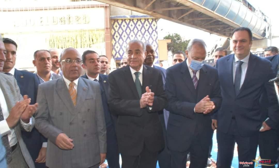 وزير التموين يفتتح معرض اهلا رمضان في ميدان المؤسسة بشبرا الخيمة