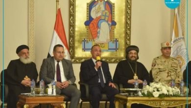 الشريف يحضر حفل الاستقبال الذي أقامته الكنيسة القبطية المرقسية لتهنئة الأقباط بأعياد الميلاد 
