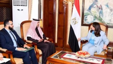 وزيرة الهجرة تستقبل الملحق العمالي السعودي بالقاهرة