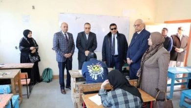 محافظ الشرقية يتفقد لجان امتحانات الفصل الدراسي الأول للشهادة الإعدادية 2022 / 2023 