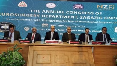 غراب يُشارك في فاعليات المؤتمر السنوى لقسم جراحة المخ والأعصاب بمبنى الجراحة بجامعة الزقازيق