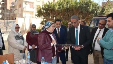 محافظ الفيوم يتفقد الأعمال الإنشائية بمقر الشبكة الوطنية الموحدة لخدمات الطوارئ والسلامة العامة
