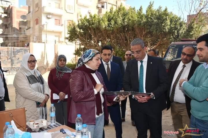 محافظ الفيوم يتفقد الأعمال الإنشائية بمقر الشبكة الوطنية الموحدة لخدمات الطوارئ والسلامة العامة